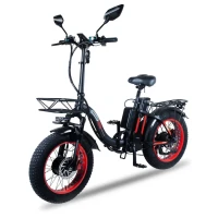 Электровелосипед Minako F11 Dual PRO красный