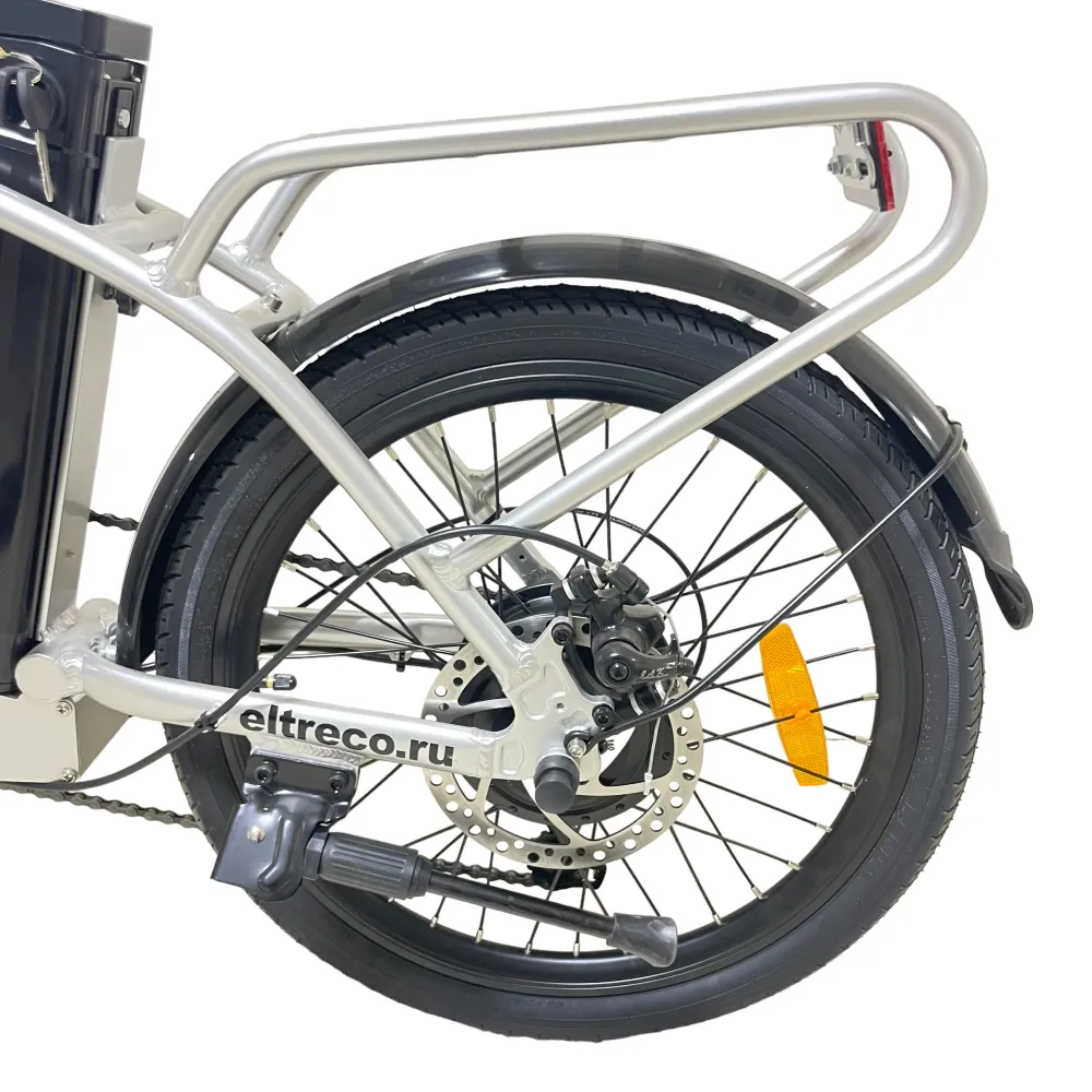 Электровелосипед Volteco FLEX серебристый 18