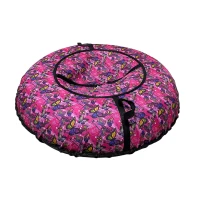 Тюбинг ПОКАТУШКИ D-0,95м розовые бабочки